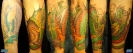 cover up tattoos_traditional eagle dragon coverup