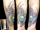 cover up tattoos_Pearl Dragon